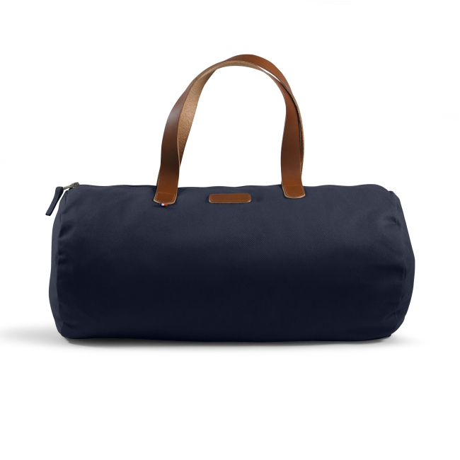Sac polochon promotionnel coton bio 360 g - RIGODON Bleu marine